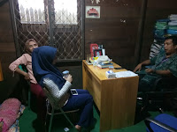 Konsultasi Tim Verifikasi dan  Ketua UPK terkait masalah Tunggakan SPP 2016 ( Penyelewengan Oleh Ketua Kelompok SPP ) 08- 11 -2018