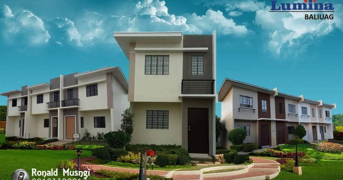 Low Cost Housing in the Philippines Townhouse in Baliuag Bulacan for