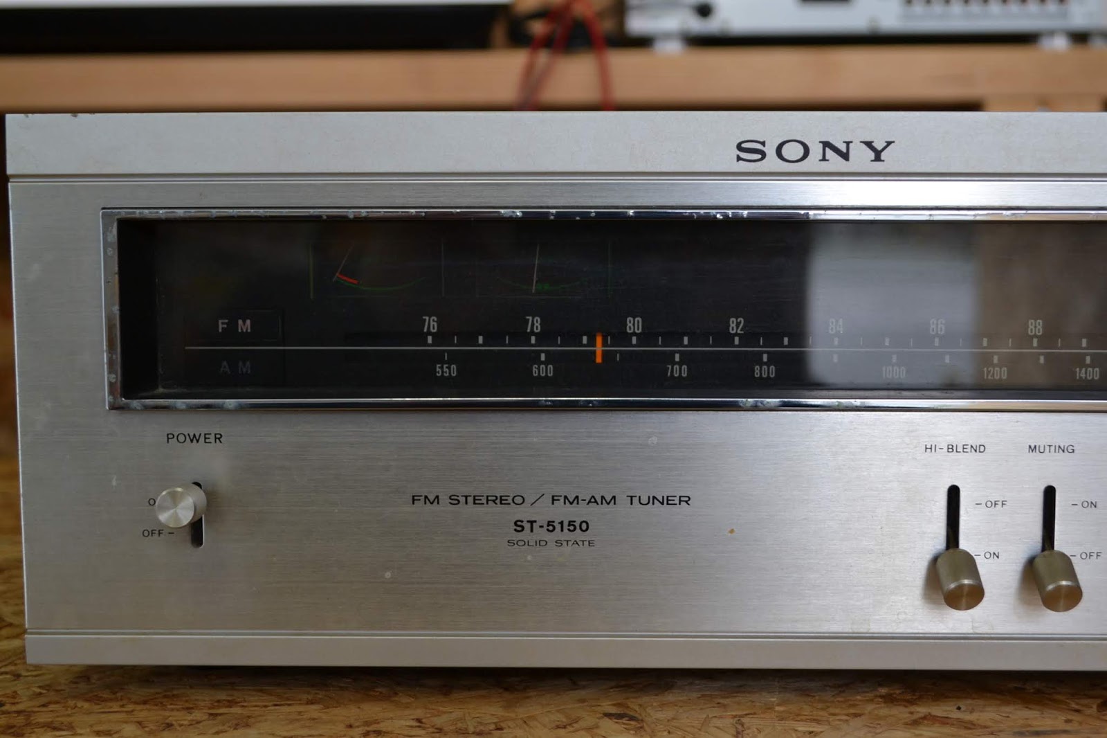 ☆SONY製ST－5150、FMステレオ、AMチューナー。定価当時4万