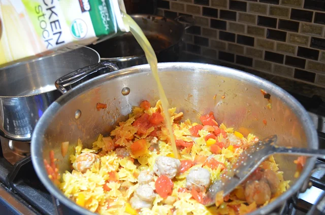 Creamy-Sausage-And-Mushroom-Bow-Tie-Pasta-Skillet-Tomatoes-Chicken-Stock.jpg