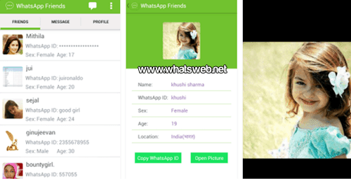 Nuevas amigas y amigos en WhatsApp con WhatsFriends