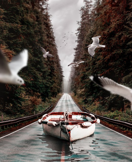 Huseyin Sahin fotografia photoshop surreal foto-manipulações digitais sonhos natureza