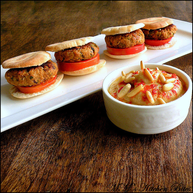 Lamb MiddleEastern Pita Burgers