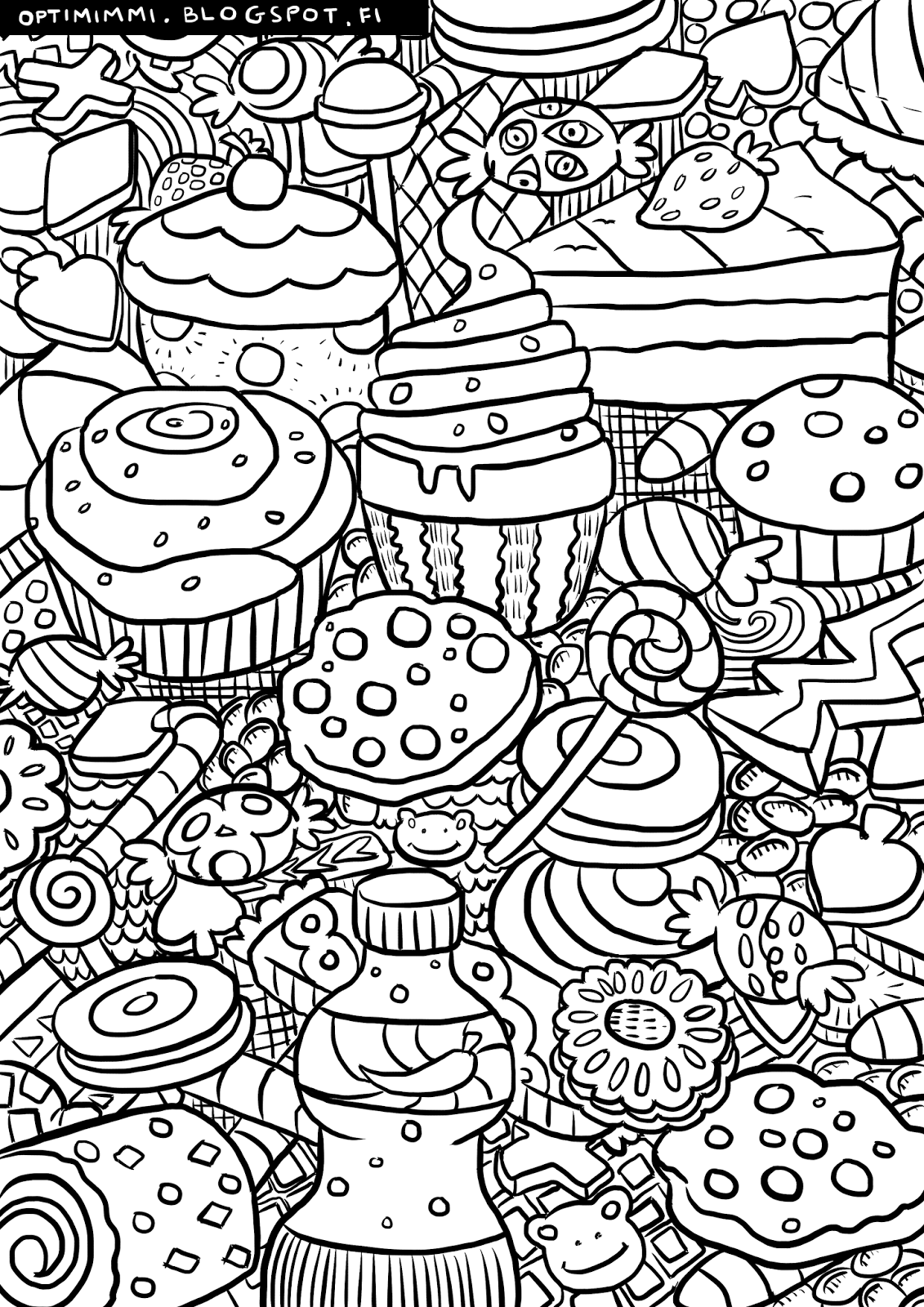 2016: Coloring pages / 2016: Värityskuvat