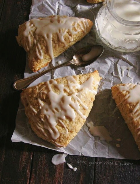 lime + ginger cream scones :: une gamine dans la cuisine