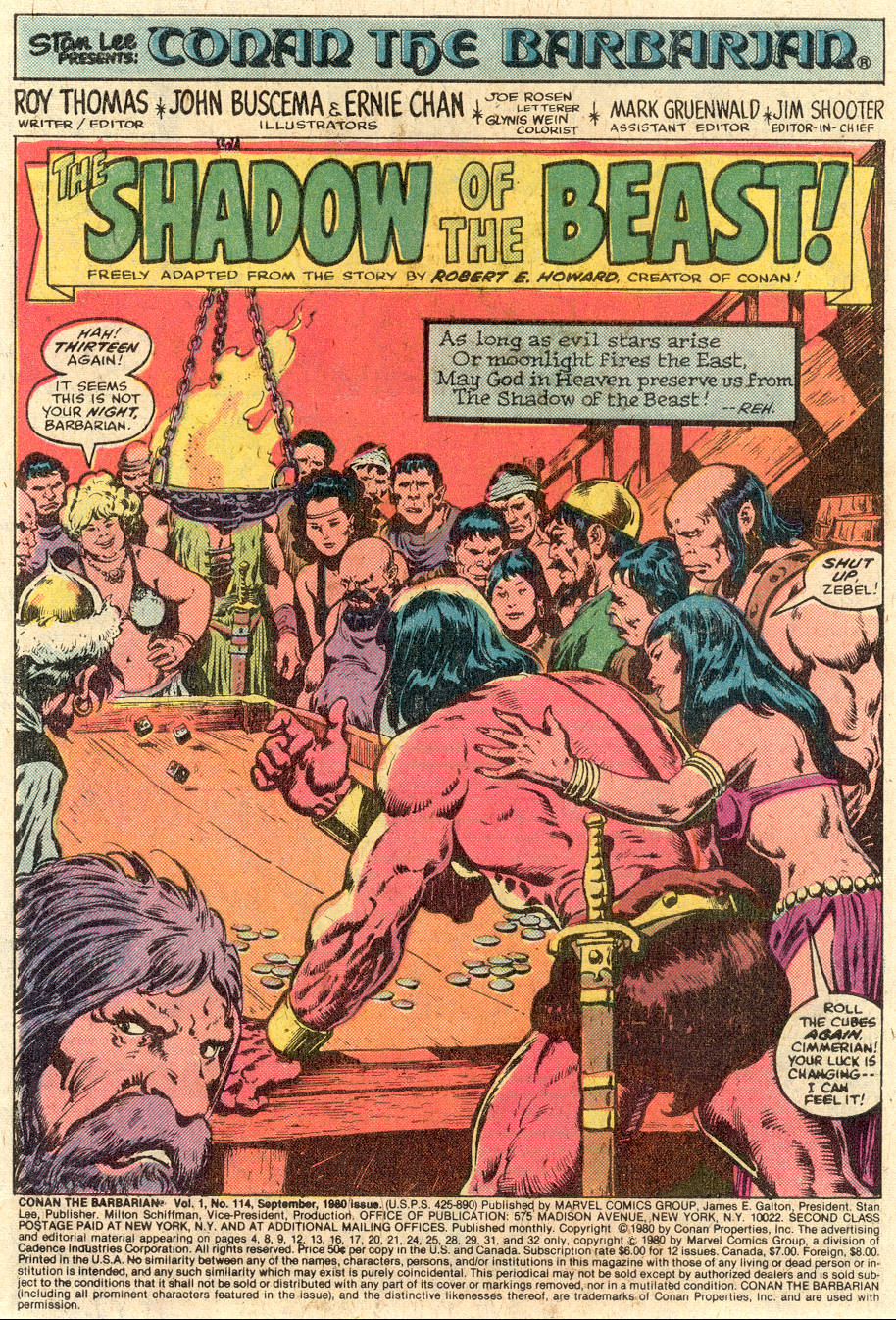 Read online Conan the Barbarian (1970) comic -  Issue #114 - 2