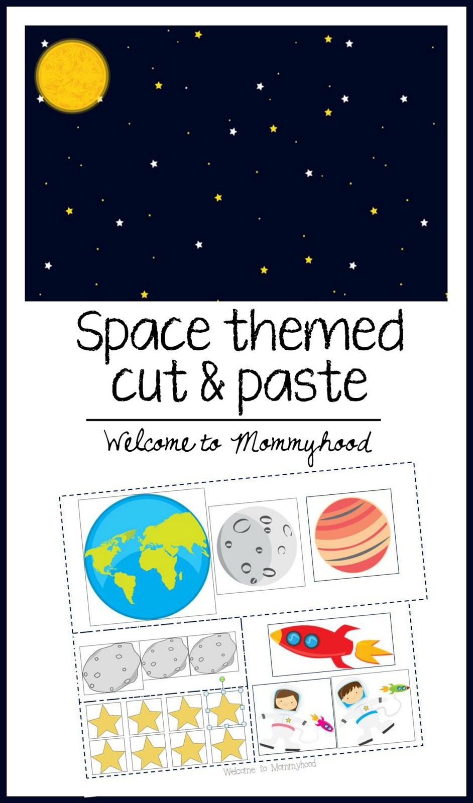 Space Themed Free Printables Templates Printable Download