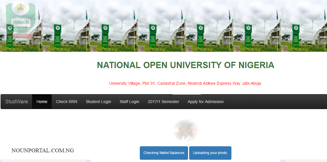 NOUN TMA Portal Login Page National Open University Of Nigeria TMA