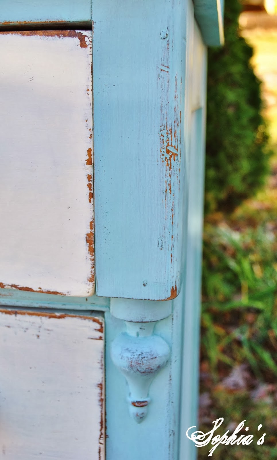 Sophia's Eulalie's Sky Milk Paint and a New Booth
