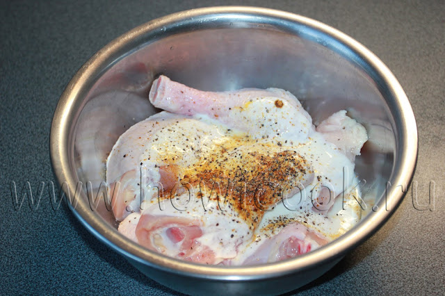 рецепт курицы с апельсинами в фольге с пошаговыми фото