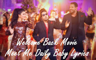 Welcome Back Meet Me Daily Baby Lyrics.jpg