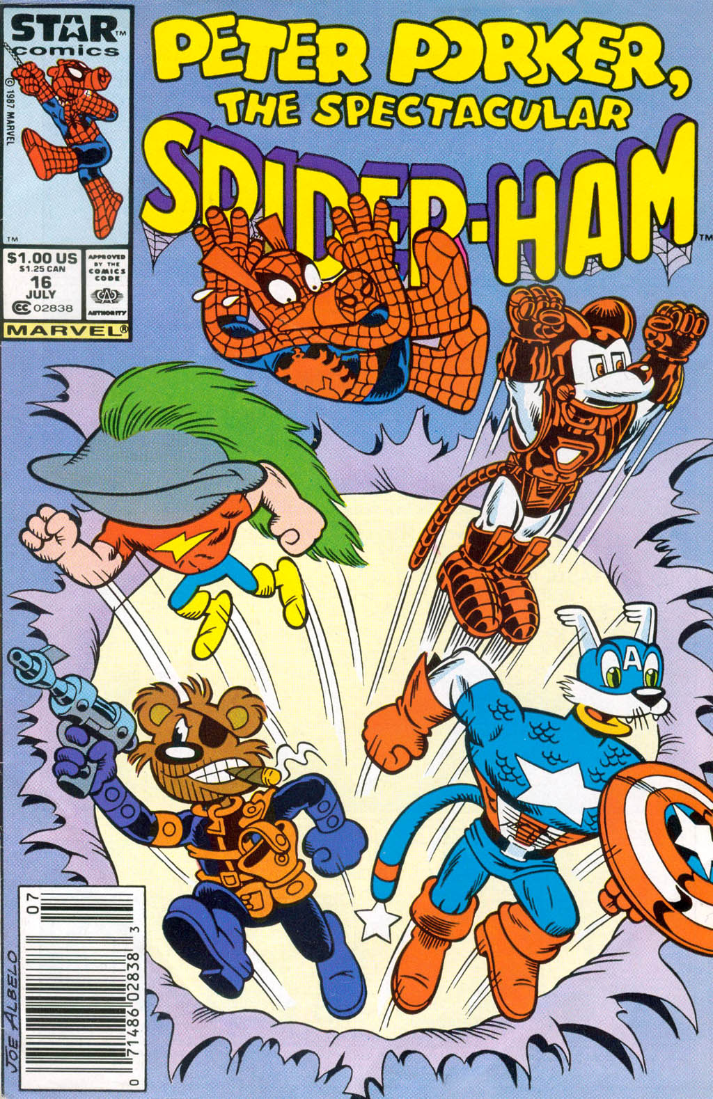 Read online Peter Porker, The Spectacular Spider-Ham comic -  Issue #16 - 1
