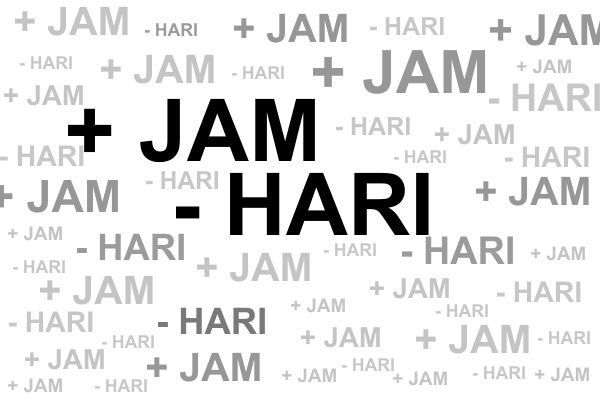 8 jam dalam satu hari, atau 40 jam dalam 5 hari (Senin-Jum'at)