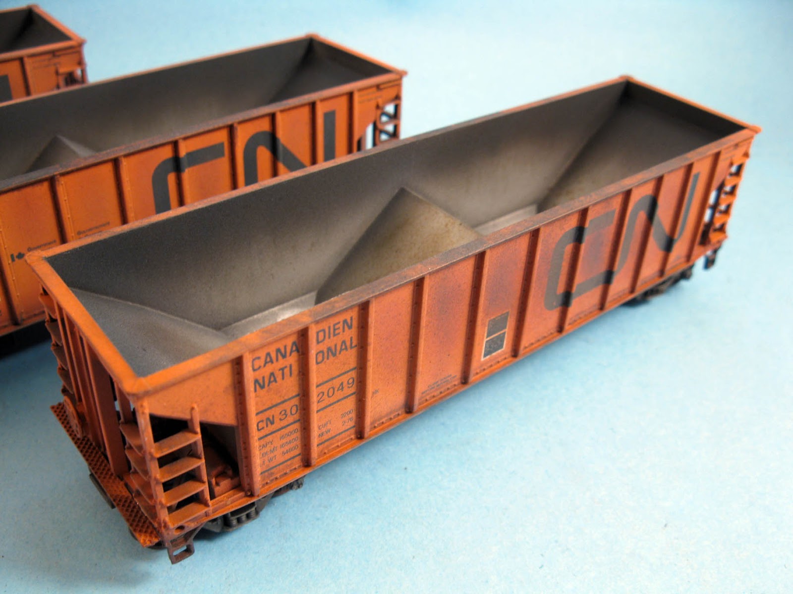 Hedley Junction CN Ballast Hopper Completed & Military Models Weathering