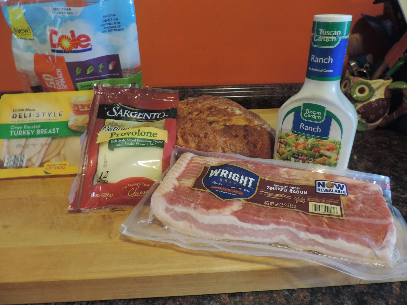 Bacon Turkey Ranch Panini on Bacon Asiago Bread The Kitchen Wife