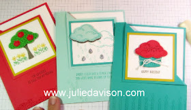 VIDEO TUTORIAL: Stampin' Up! Sprinkles of Life Corner Flip Card #stampinup #video www.juliedavison.com