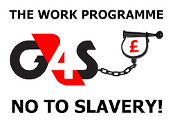 G4S Work Programme ball and chain protest