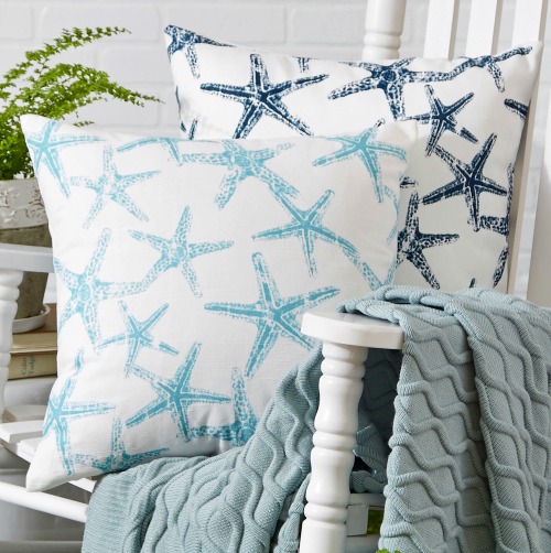 A Sea of Outdoor Pillows | Coastal, Nautical & Beach Theme ...