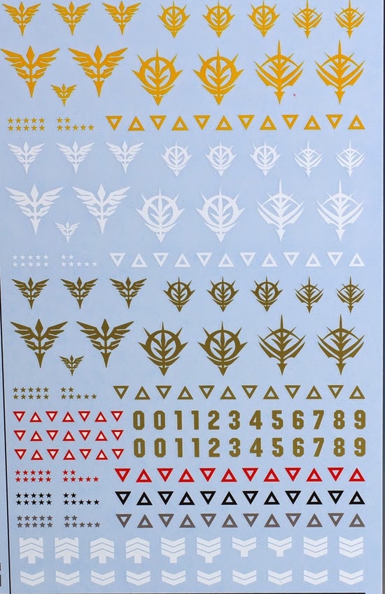 GUNDAM GUY Mobile Suit Gundam UC Decal Set DX06 Review by Schizophonic9