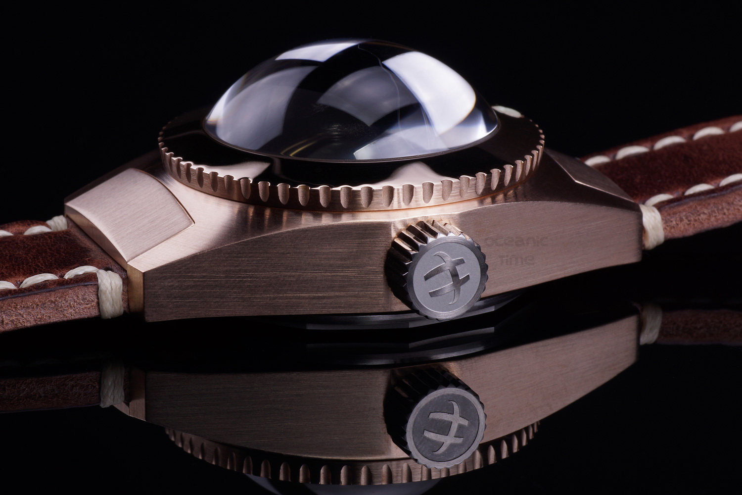 Top Hat Sapphire Crystal Domed Watch Glass Top Hat Mineral Glass