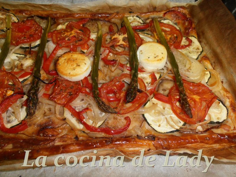 La Cocina de Lady: Hojaldre de verduras con queso