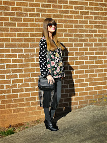 Destination Maternity leggings, LuLus*s top, Modcloth Shoes - Maternity Style on House Of Jeffers.com