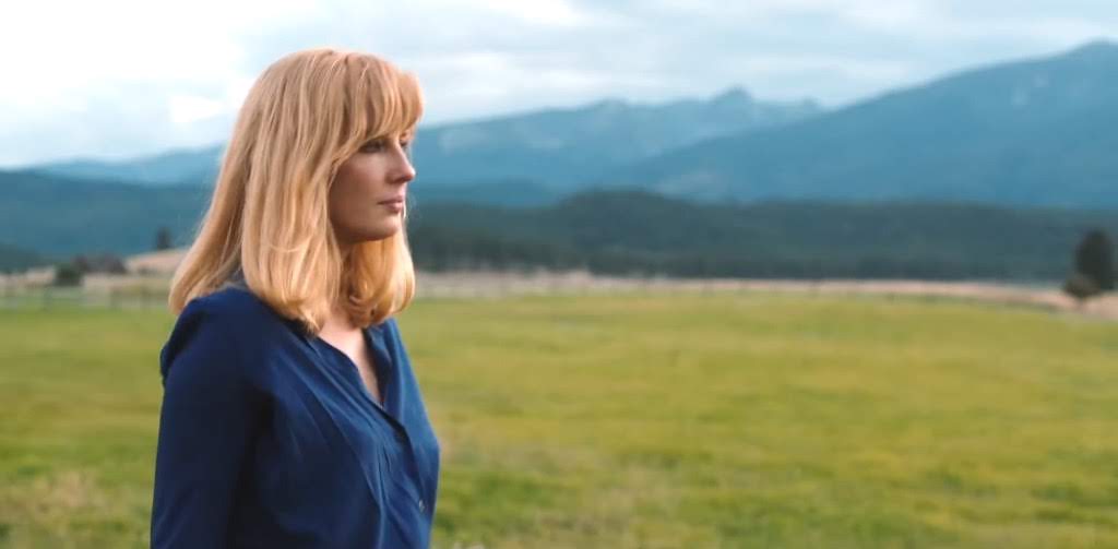 Kelly Reilly as Beth Dutton in Yellowstone Season 2 Trailer. 