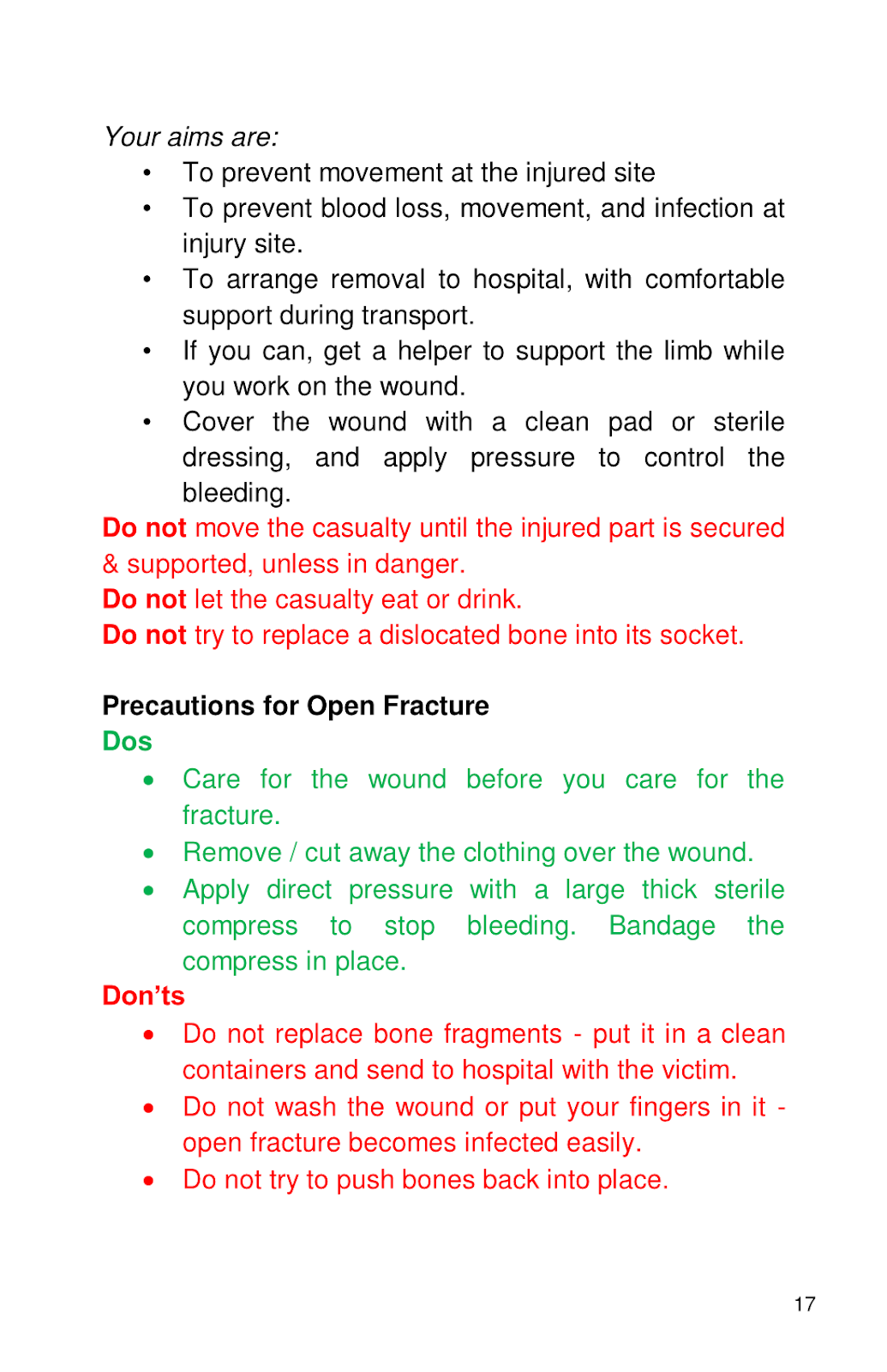 Basic First Aid Guide . Download in pdf format