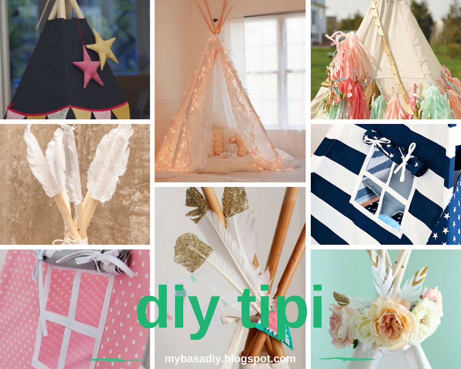 tutorial tienda india tipi sin costura facil para niños verano diversión juegos diy