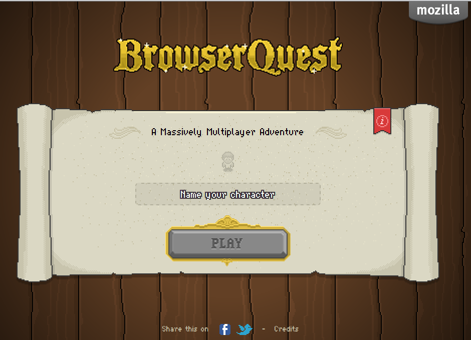 BrowserQuest, Game berbasis Browser dari Mozilla horizon inspirasi