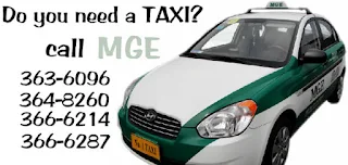 Taxis in Manila. We regularly used the same MGE taxi driver.