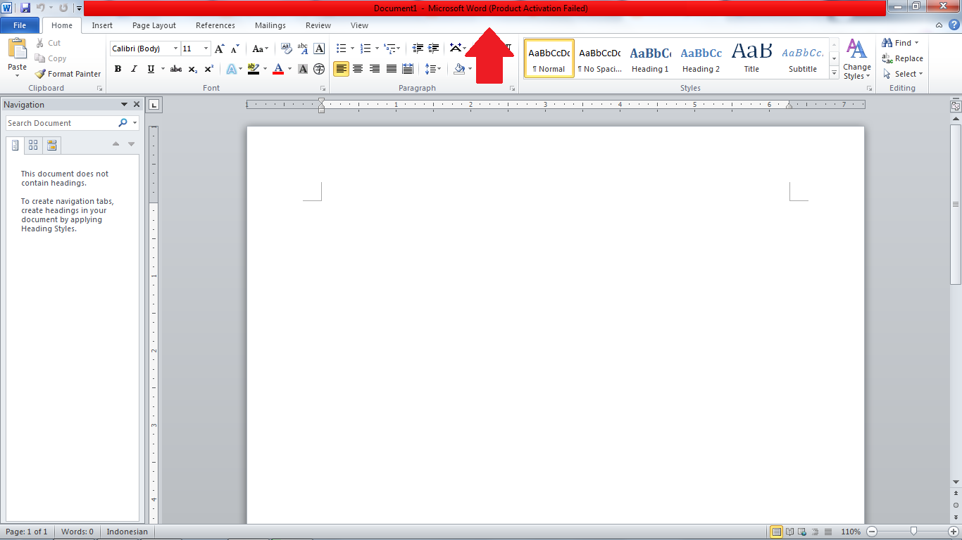 Word 2010 Product Activation Failed Word 2010 Product Activation Failed