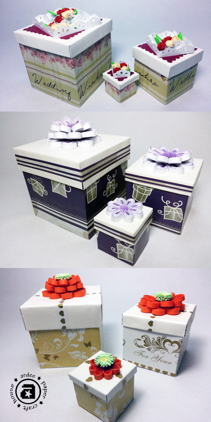 Quilling Gift Box ardee's creation