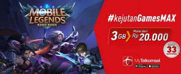 Kode paket game mobile legend indosat