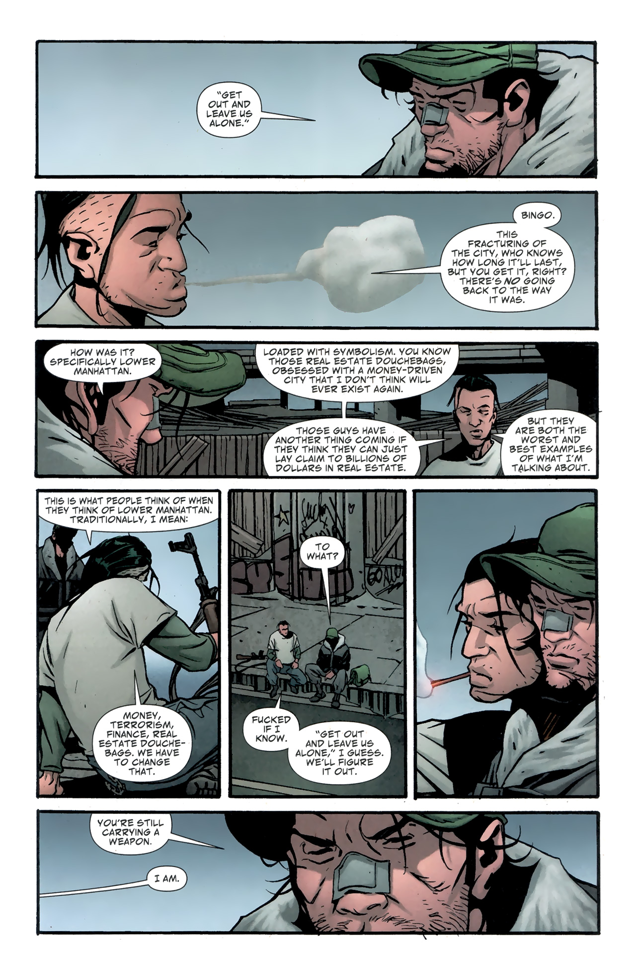 Read online DMZ (2006) comic -  Issue #68 - 16