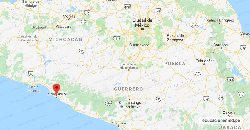 Temblor en México de Magnitud 4.1 (Hoy Miércoles 25 Diciembre 2019) Sismo - Epicentro - Zihuatanejo - Guerrero - GRO. - SSN - www.ssn.unam.mx