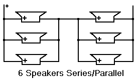 speakers in series and parallel