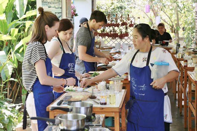 Thai Secret Cooking Class Photos. March 9-2017. Pa Phai, San Sai District, Chiang Mai, Thailand.