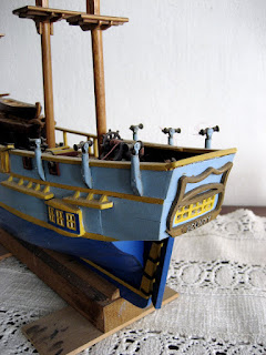 HMS Bounty model ship created by Jan Duyn