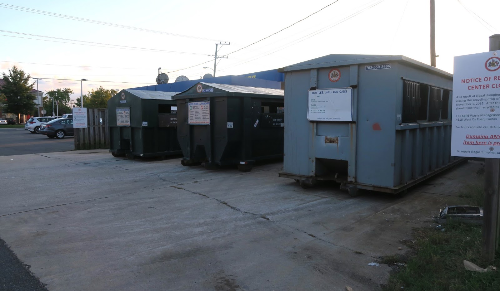 the Annandale Blog Recycling centers will be shut down