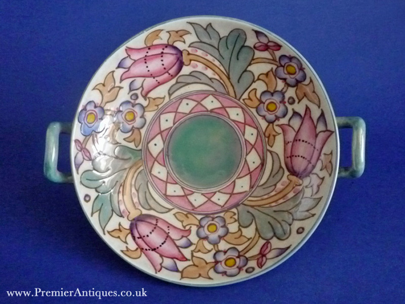 Premier Antiques Charlotte Rhead Bursley Ware 'Wind Tossed Tulips' TL76