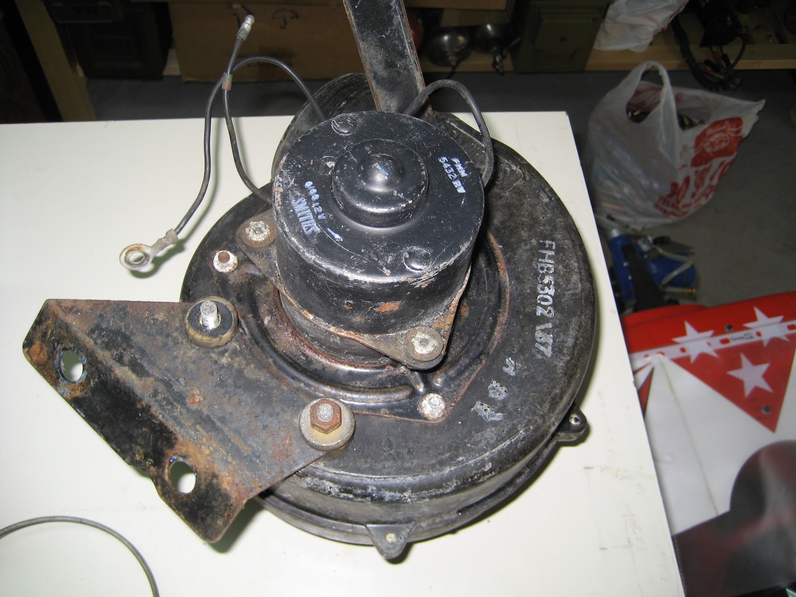 Austin Healey Sprite MK3 restoration Wiper & heater motor restoration