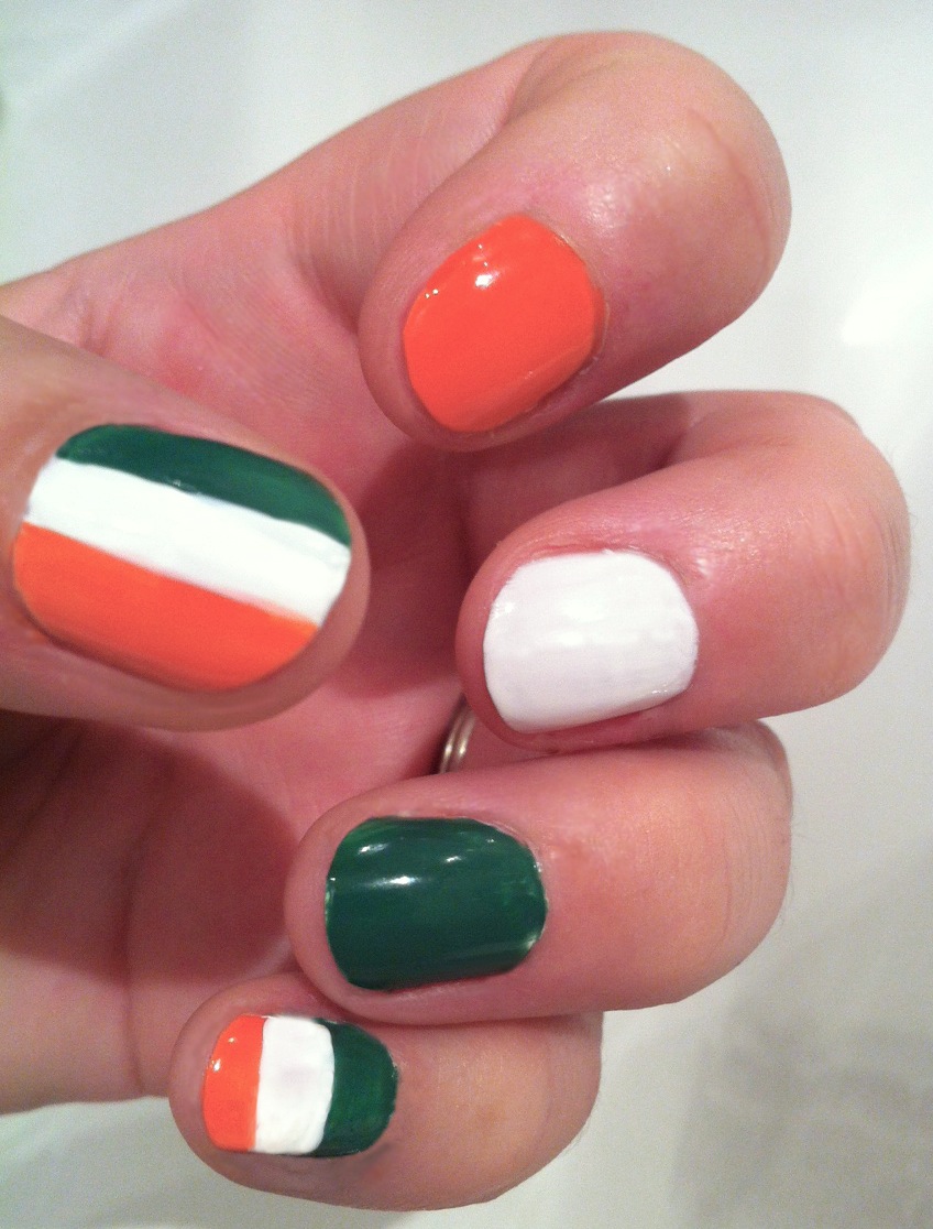 Make Up For Dolls: Irish Nails & Makeup for the ODI