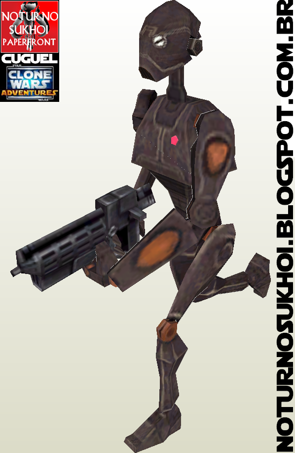 BX Droid Commando Papercraft