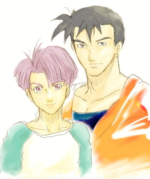 // AnimeKYaOi // IMAGENS Gohan x Trunks DBZ