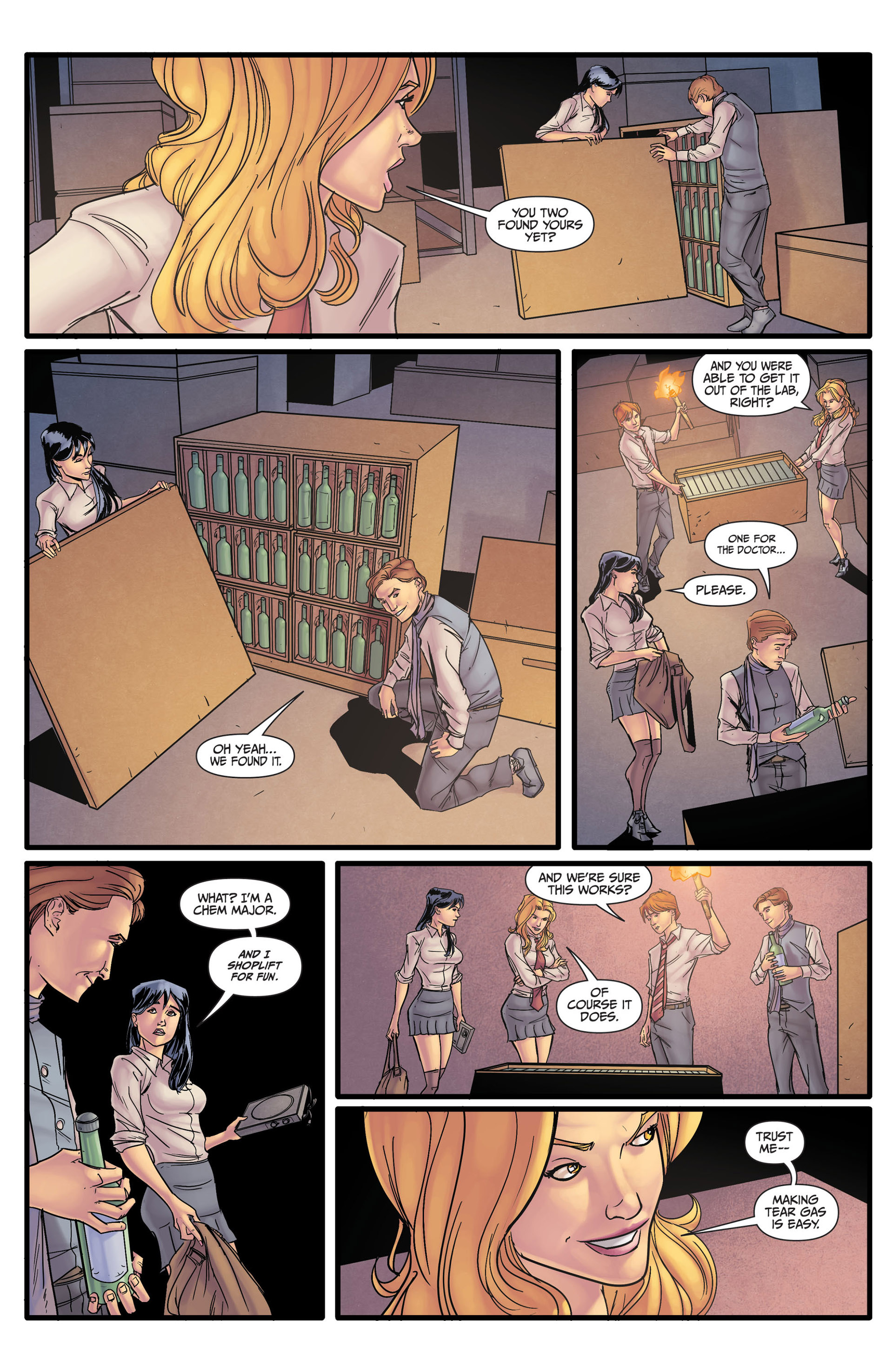 Read online Morning Glories comic -  Issue # _TPB 1 - 127