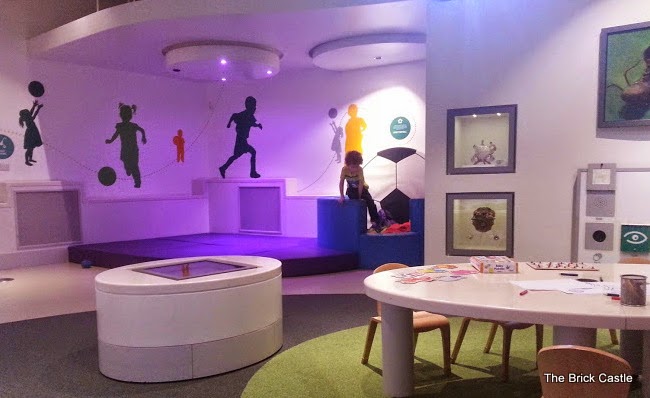 The National Football Museum at Urbis, Manchester under 5's room for relaxing and playing