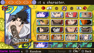 Jeux PSP Gratuit - Naruto Shippuden Ultimate Ninja Heroes 3 Iso 