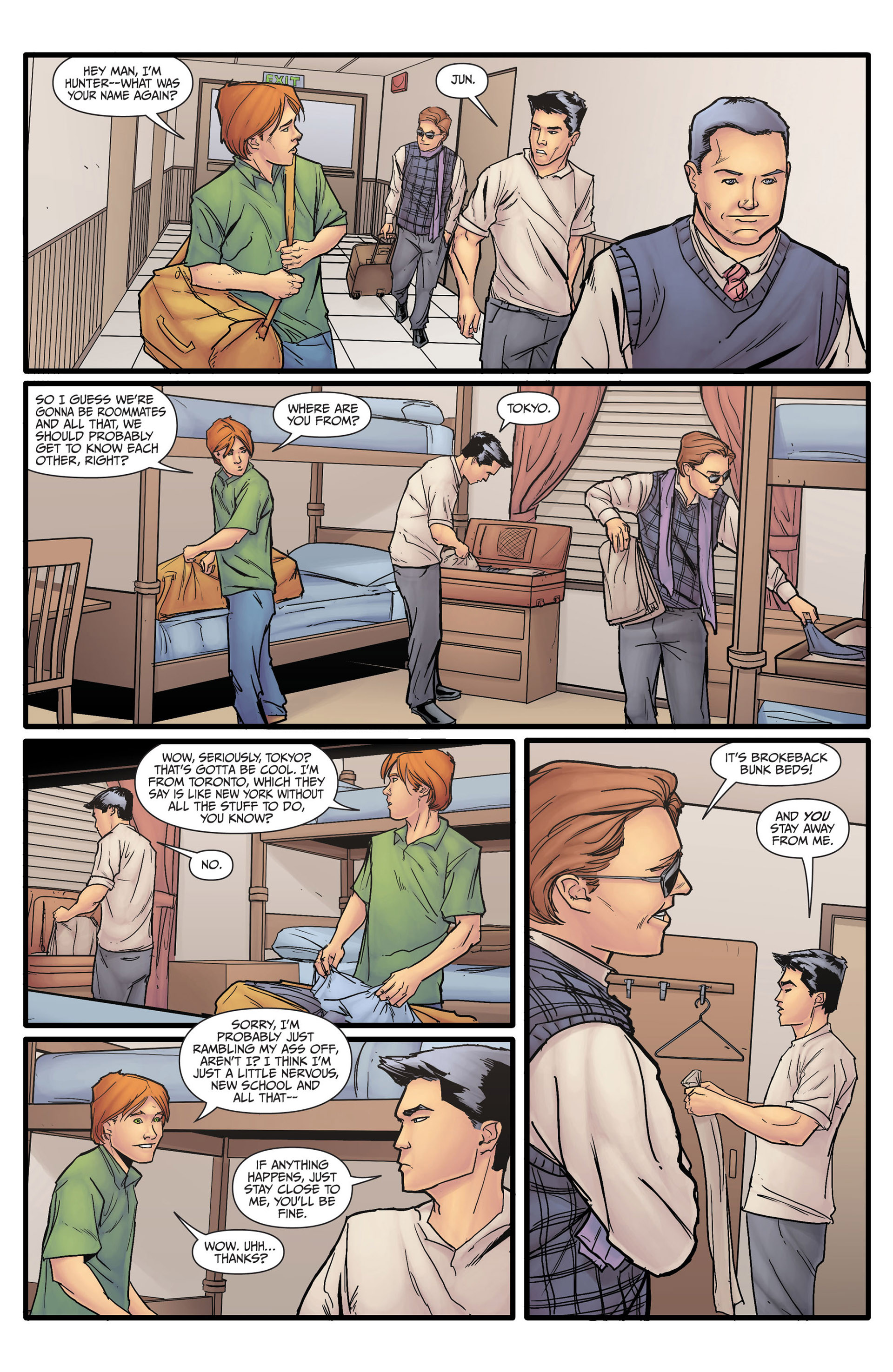 Read online Morning Glories comic -  Issue # _TPB 1 - 38