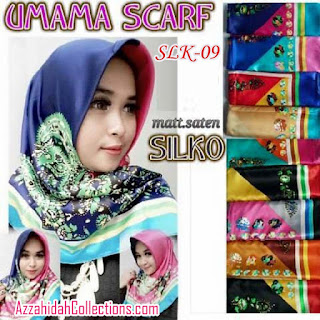 Segi Empat Umama Scarf Silko - AzzahidahCollections.com